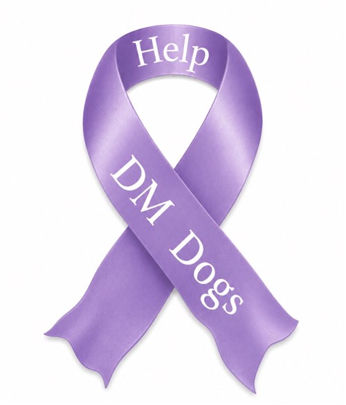 Help DM Dogs – lila szalag logó
